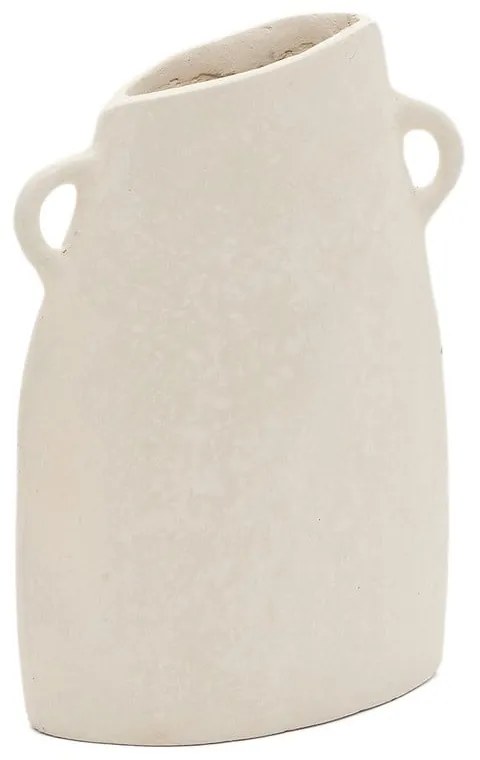 Kremowy ręcznie wykonany wazon (wysokość 27 cm) Neti – Kave Home