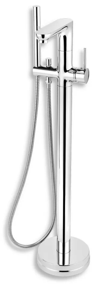 FERRO - Wolnostojący zestaw wannowy z baterią FIESTA chrom błyszczący