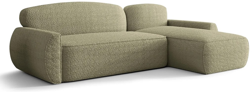 Ciemnobeżowy narożnik w kształcie L z pojemnikiem T0-G95