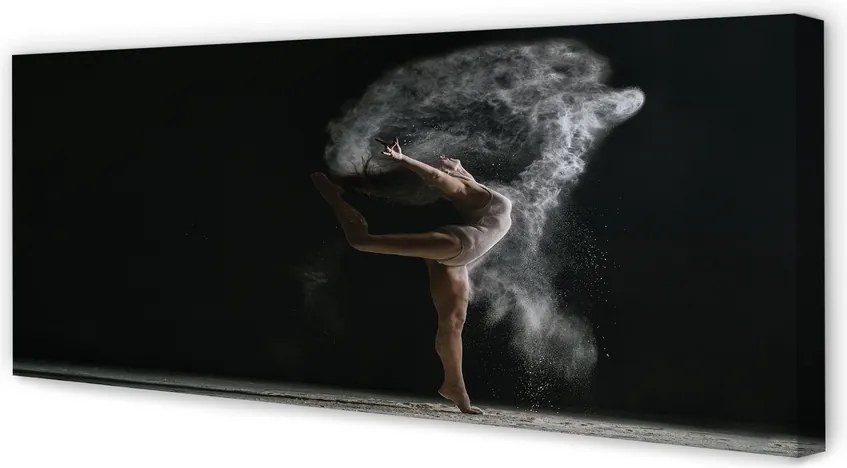Duży obraz na płótnie Kobieta w Dymie