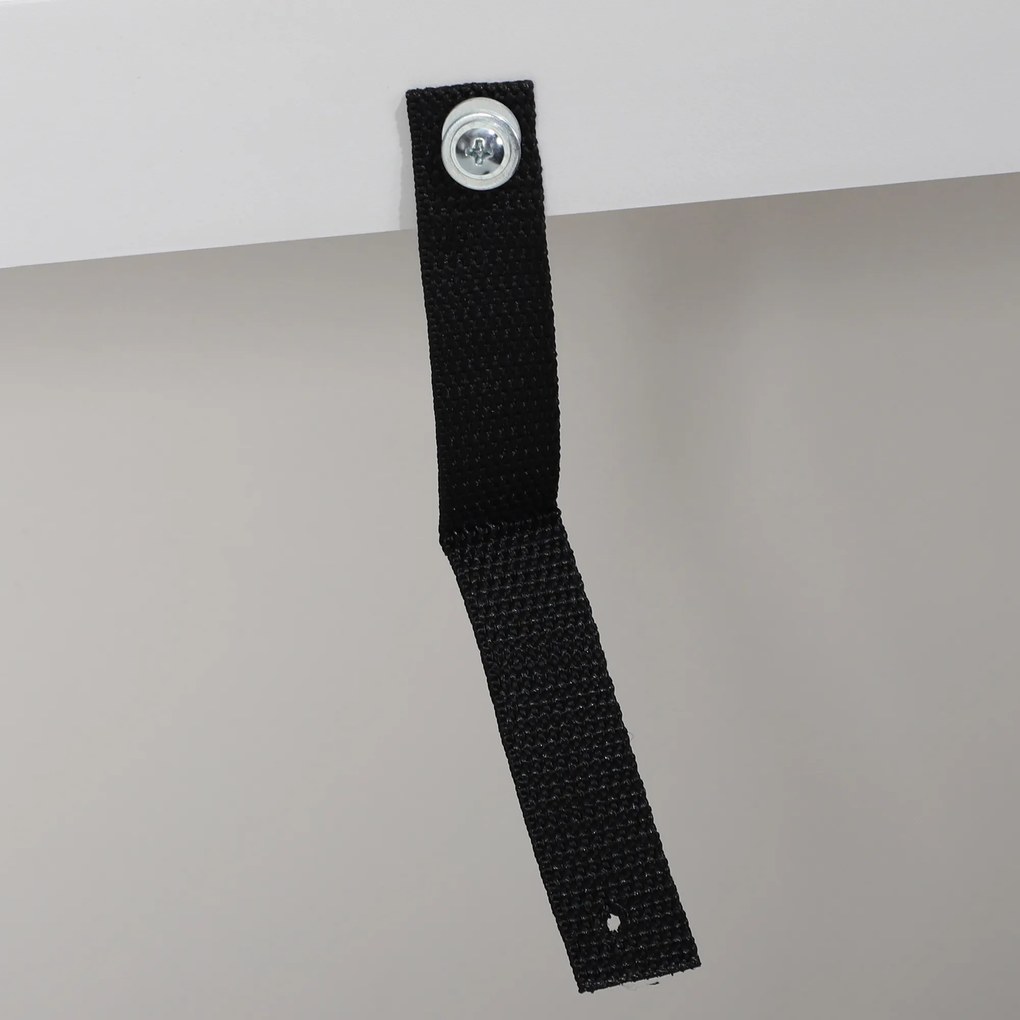 HOMCOM kominek elektryczny, efekt płomieni 3D, 3 ustawienia, timer, pilot, biały