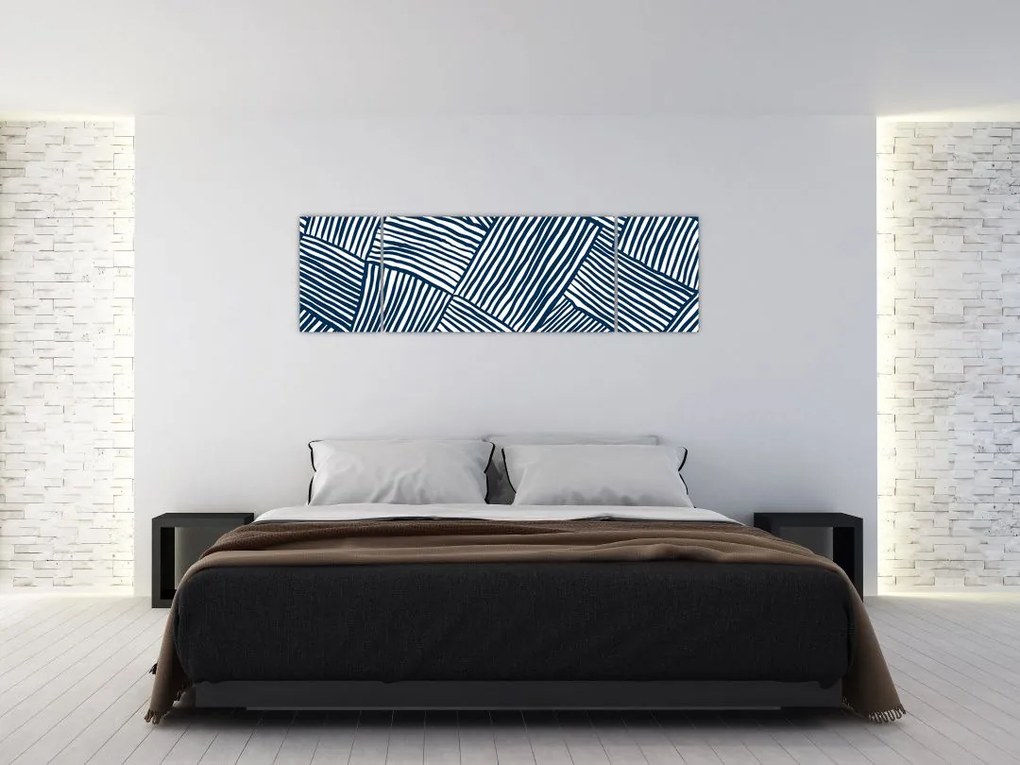 Obraz - linia 3D (170x50 cm)