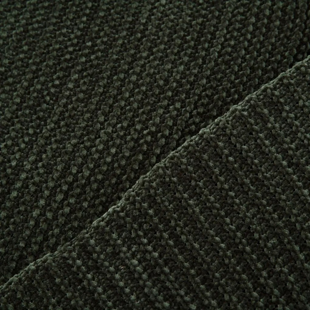 Koc szenilowy CHENILLE zielony 130x170 cm HOMLA