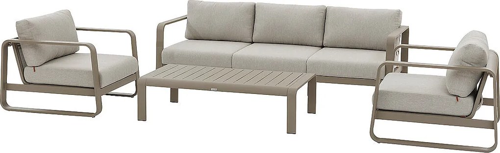 Zestaw aluminiowy ISABELLA dla 7 osób (kawiarniany)
