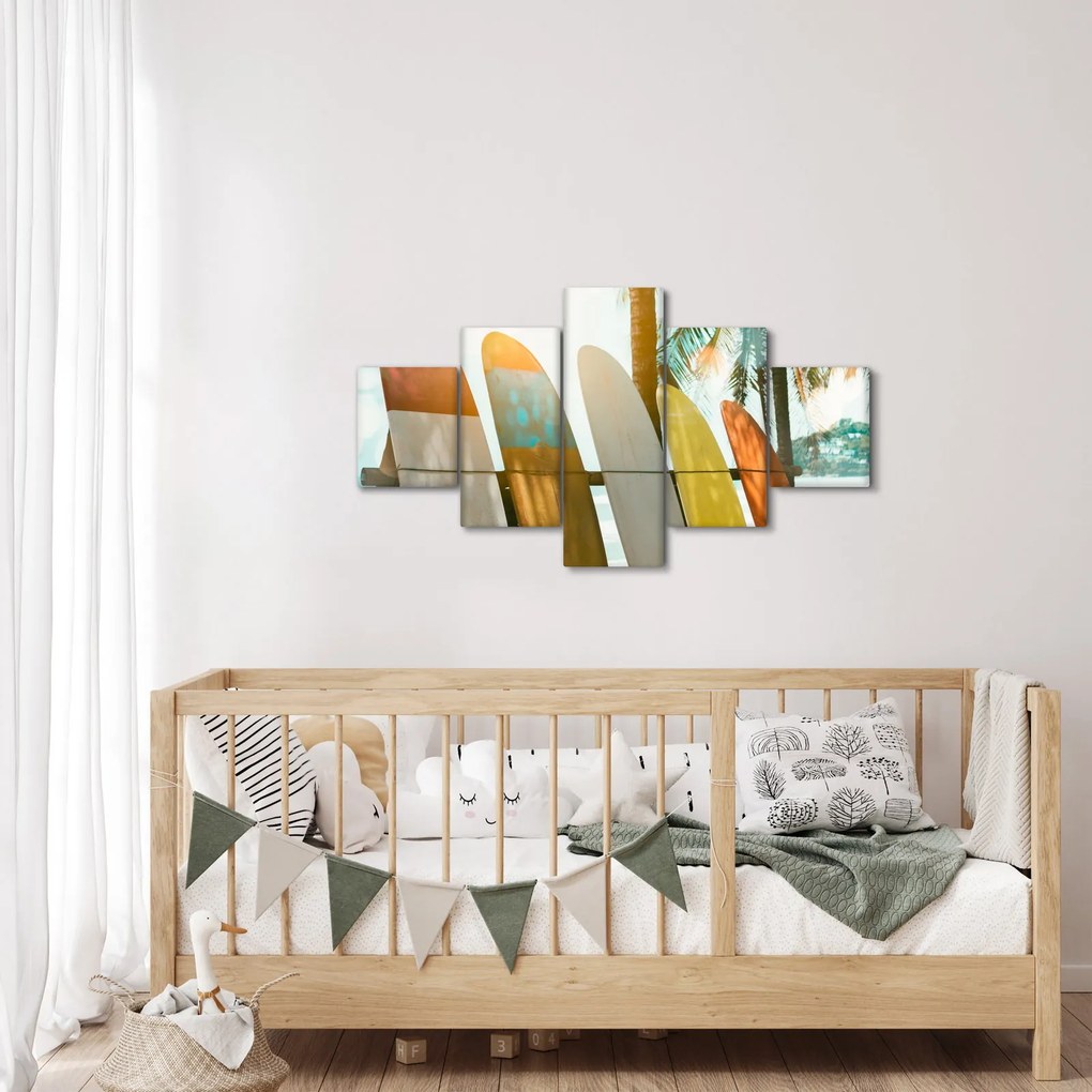 Obraz - Deski surfingowe (125x70 cm)