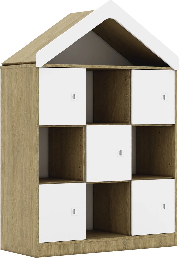 Regał szkolny domek Blox BASE 110 index 3PP-3R-5F1-D