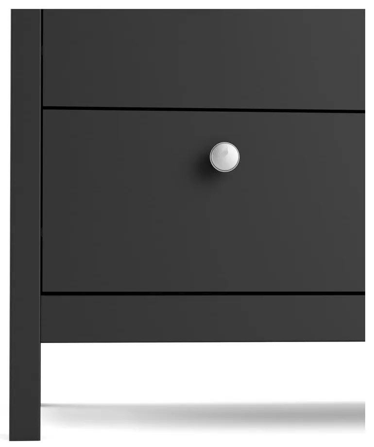 Czarna wysoka komoda 82x99 cm Madrid – Tvilum