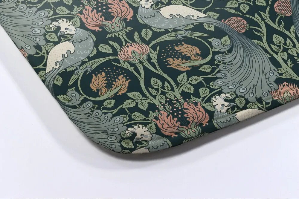 Dywanik łazienkowy Dywanik łazienkowy Ptaki Rośliny