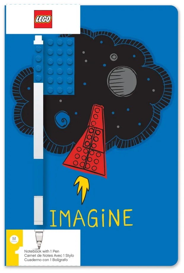 Zestaw notatnika i długopisu LEGO® Imagine