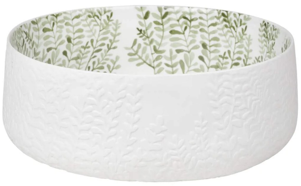 Biała porcelanowa misa ÚPONKY