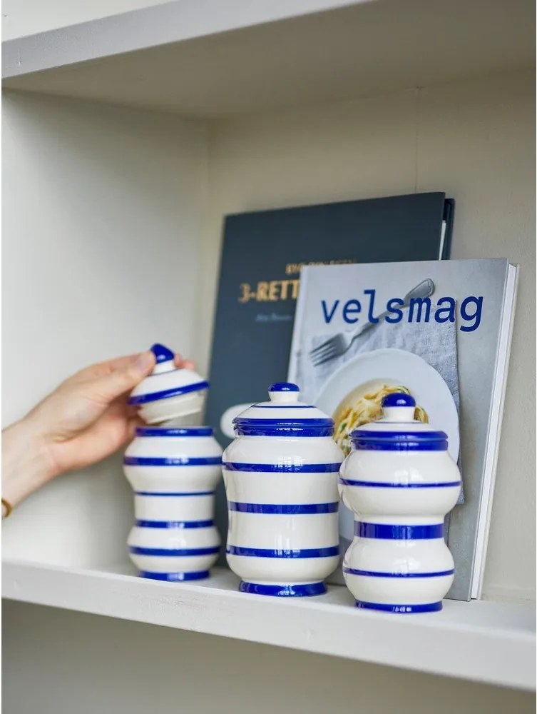 Ceramiczne pojemniki na żywność 3 szt. Maynard – Bloomingville