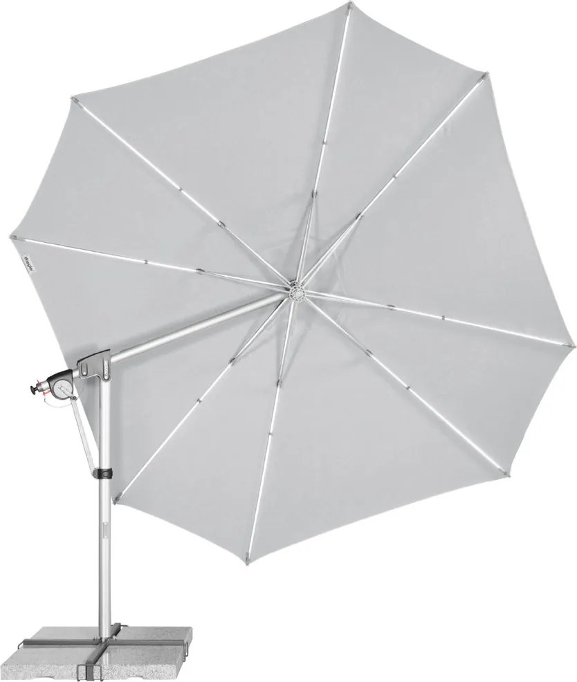 Doppler Pokrowiec zamienny na parasol PROTECT 400P jasnoszary