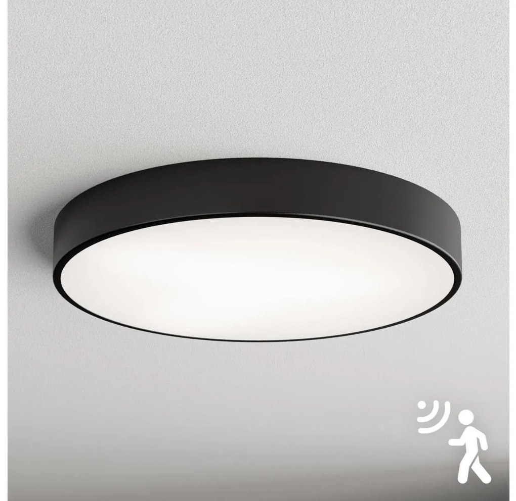 Brilagi - Lampa sufitowa z czujnikiem CLARE 5xE27/24W/230V średnica 60 cm czarna