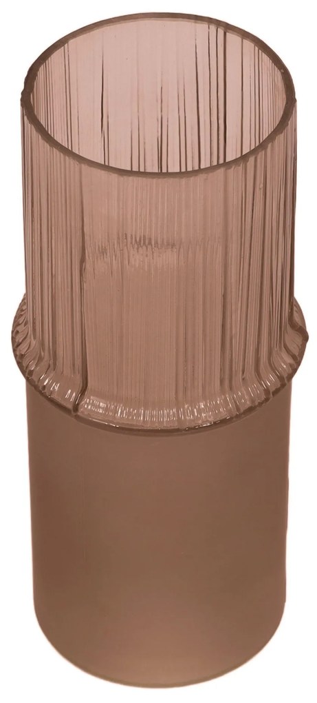 Wazon szklany tuba MATTE, Ø 10,8 x 25 cm