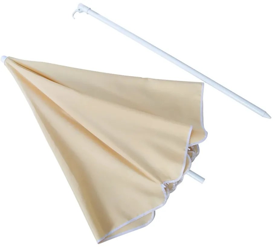 Kremowy parasol ogrodowy – Roba