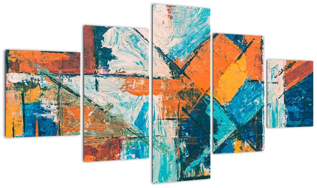 Obraz - Abstrakcja (125x70 cm)
