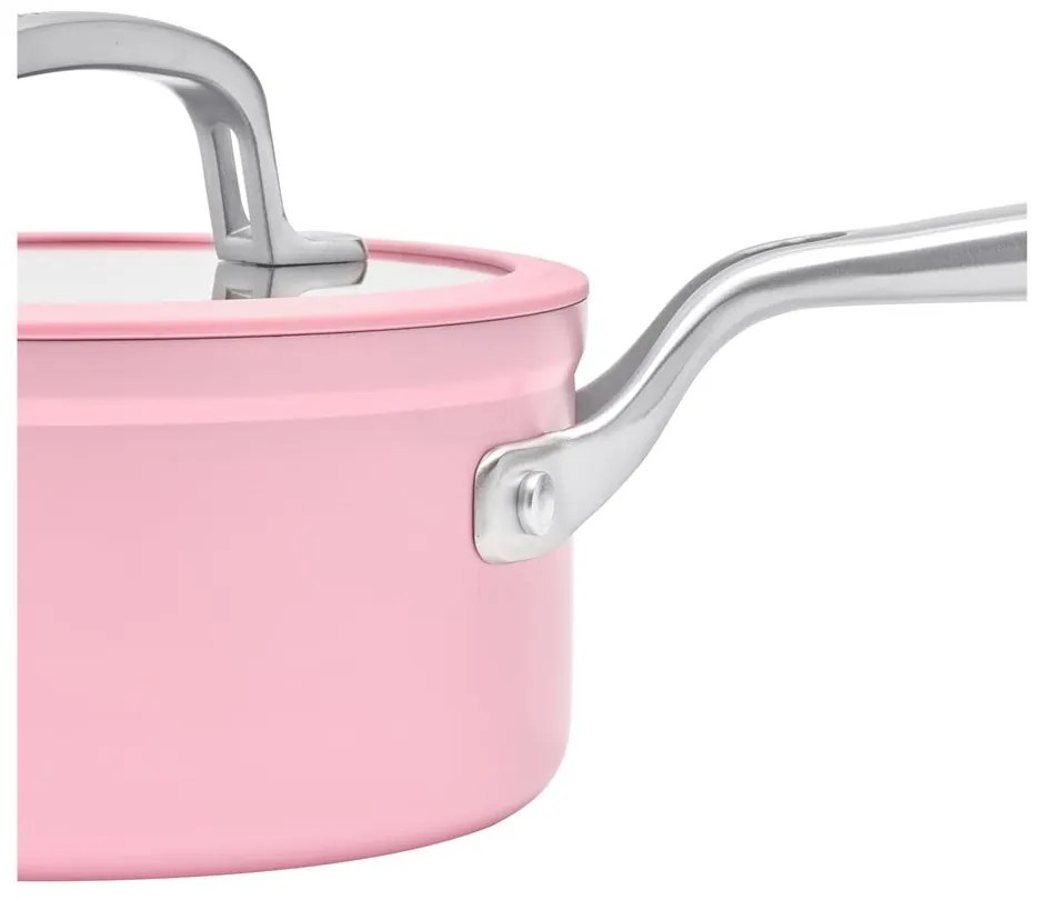 Garnek aluminiowy z pokrywką/z nieprzywierającą powierzchnią odpowiedni na indukcję 1,3 l Meda 3.0 – FABINI