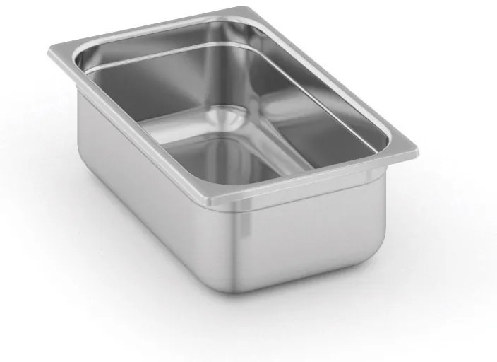 Pojemnik gastronomiczny ze stali nierdzewnej GN 1/1, 530 x 325 x 150 mm