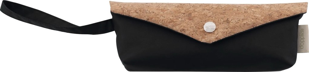 Doppler Nature Mini Cork Simply Black damski składany parasol