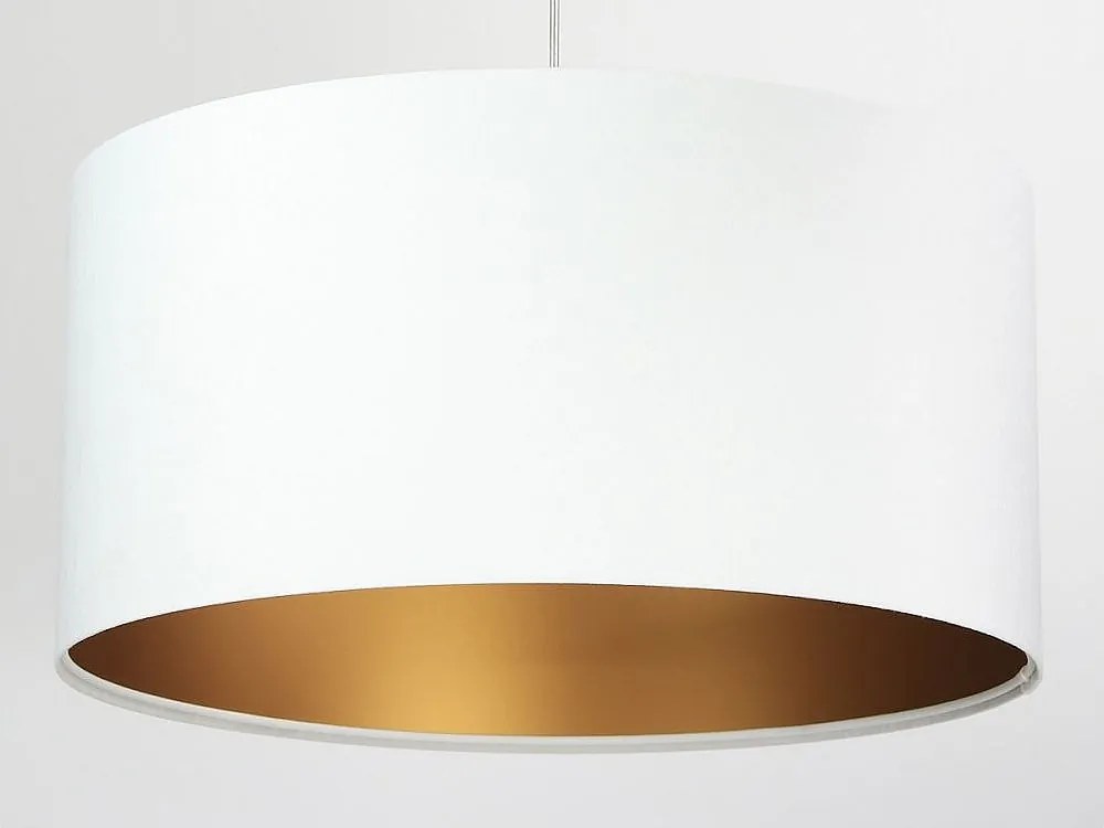 Lampa wisząca HOME 60 biała/złota