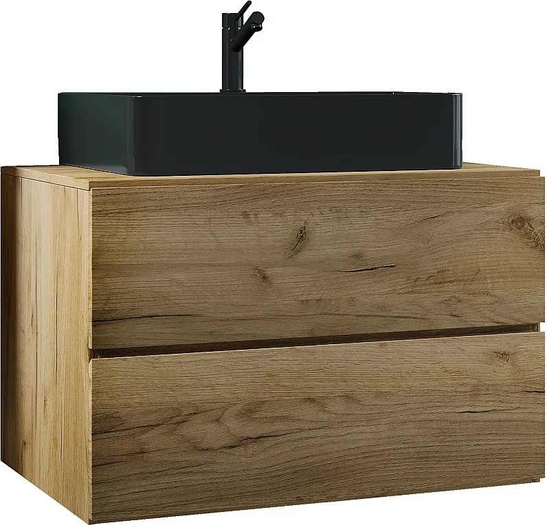 umywalka do mebli łazienkowych Lendas Dąb miodowy W. 52 x S. 80 x G. 52 cm