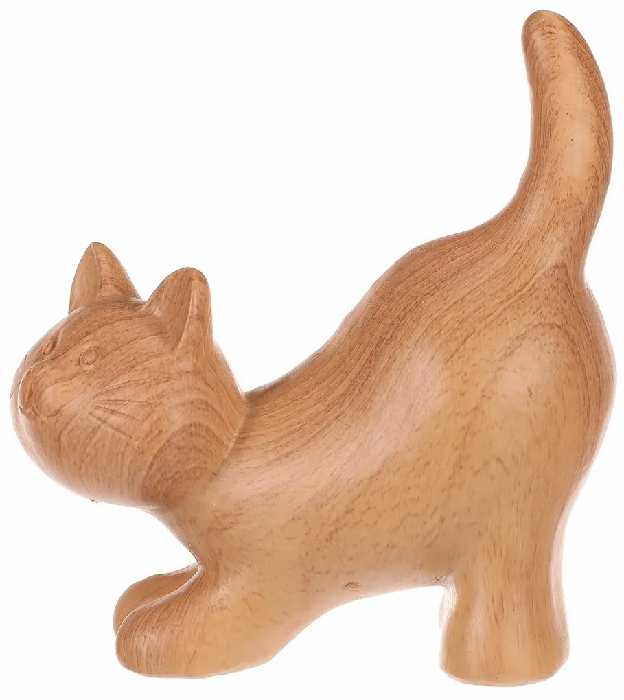 Dekoracja Figurka kota, żywica poliestrowa, 12 x 7x 13 cm