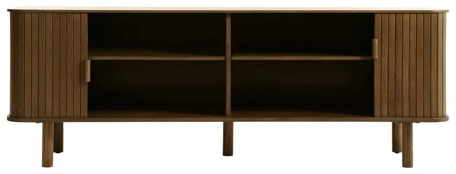 Brązowa szafka pod TV w dekorze dębu 56x160 cm Cavo – Unique Furniture