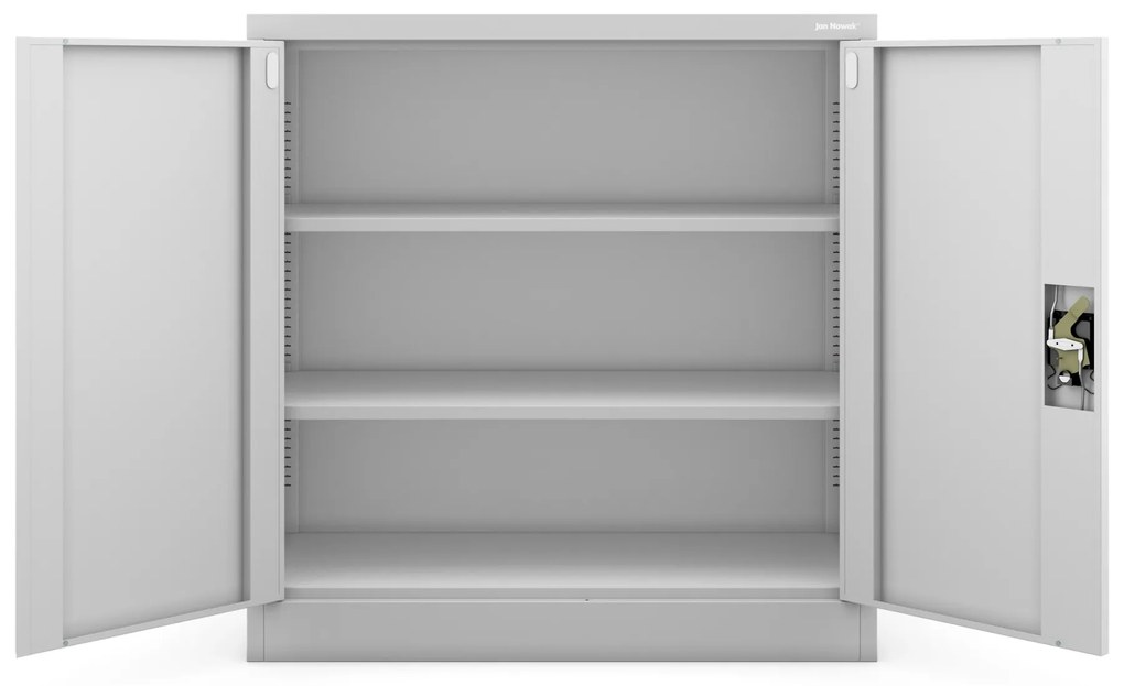 Szafka na segregatory zamykana BEATA, 900 x 930 x 400 mm, szara