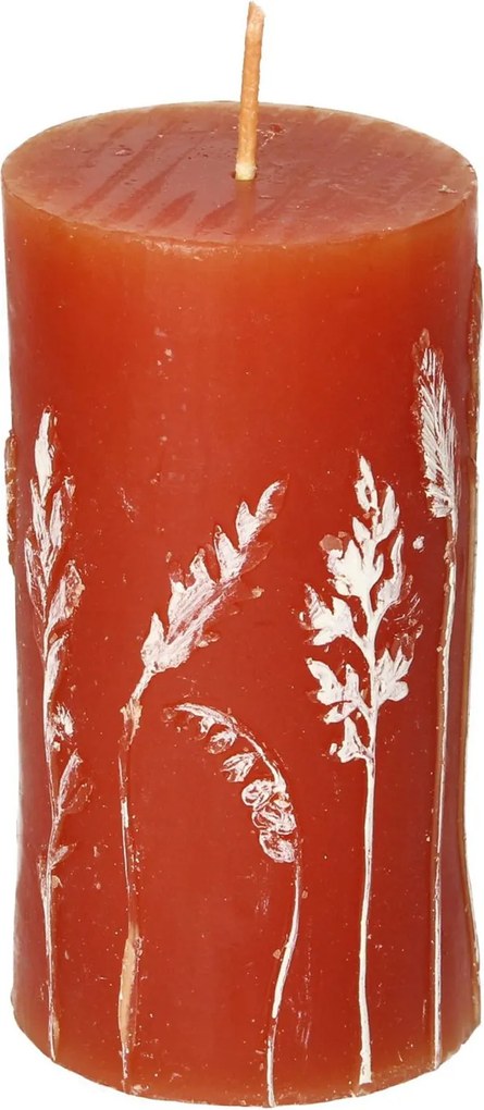 Świeca Giulia 13cm orange