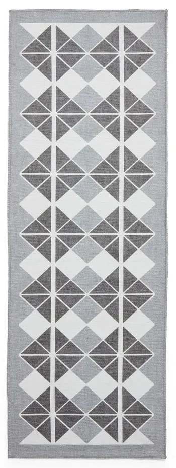Szary chodnik odpowiedni do prania 61x170 cm Victoria Dark – Think Rugs
