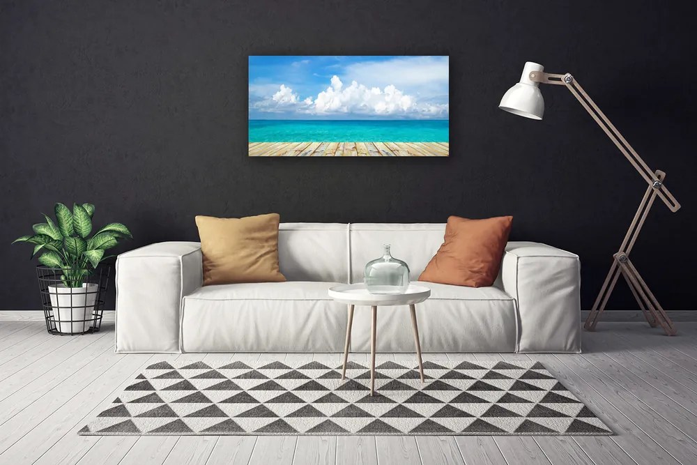 Duży obraz na płótnie Molo prowadzące w Nieznane