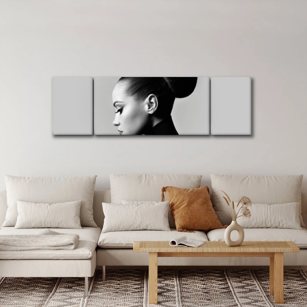 Obraz - Profil pięknej kobiety (170x50 cm)