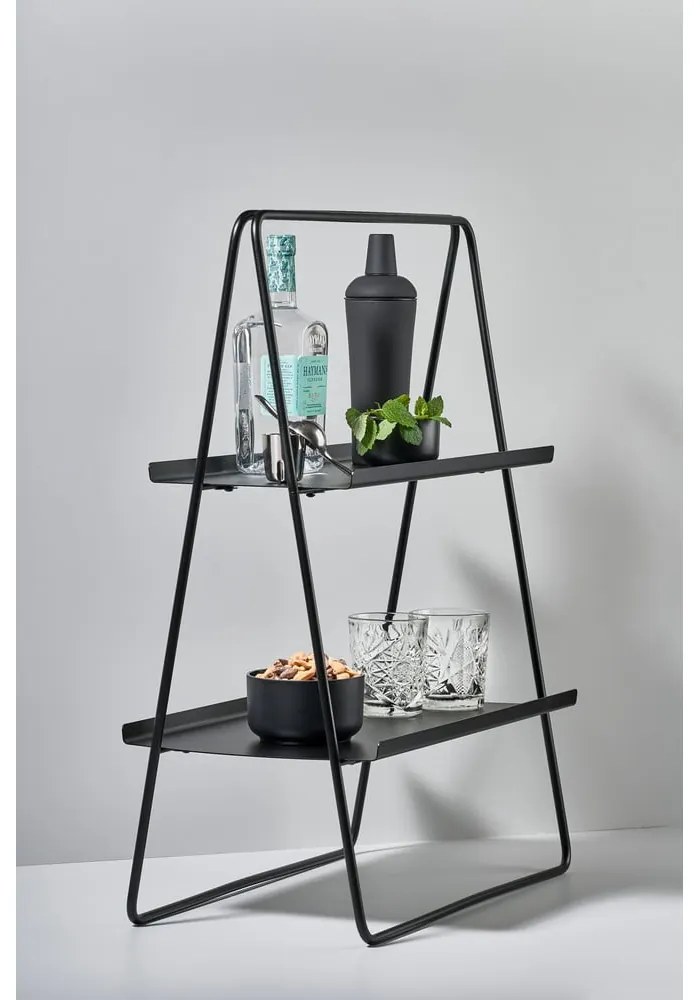 Czarny metalowy regał 53x75 cm A-Table − Zone