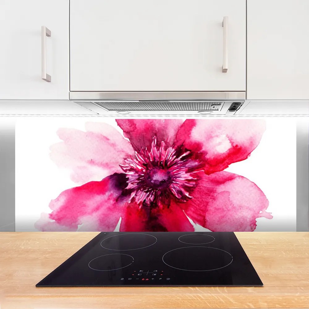 Szkło nad Blatem Nowoczesna Ozdoba Kwiatowa