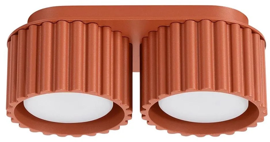 Sollux  SL.1803 - Oprawa punktowa AURA 2xGX53/10W/230V pomarańczowa