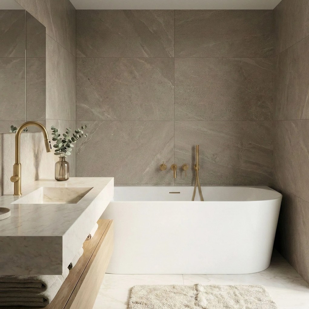 Wanna Przyścienna CAPRI SLIM 170cm