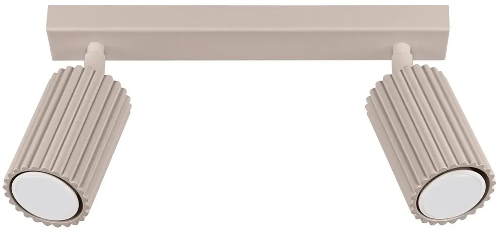 Dwupunktowy plafon taupe  W6-T78