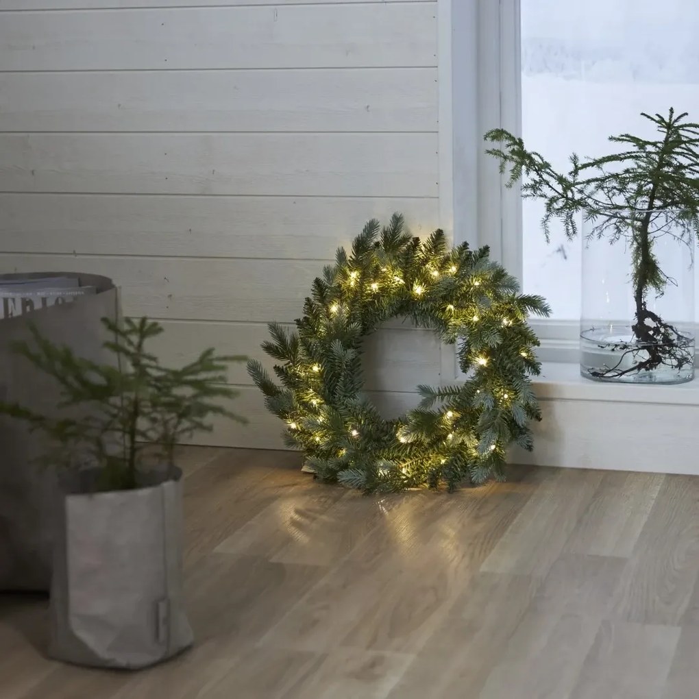 Wieniec świąteczny z oświetleniem LED