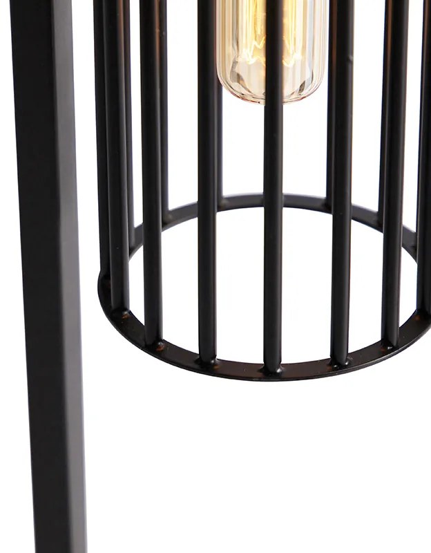 Nowoczesna lampa stołowa czarna - Balenco Wazo