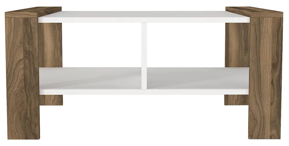 Stolik konferencyjny Erica White Walnut