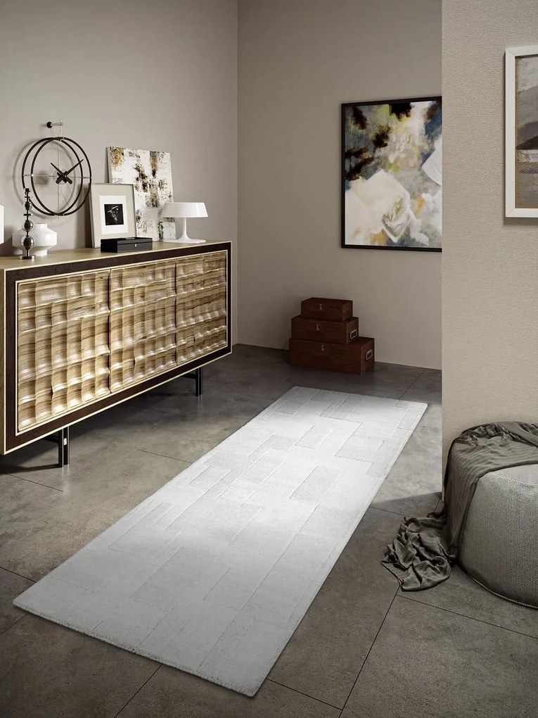 Dywan wełniany Villeroy & Boch Wilhelmine kremowy 80 cm x 250 cm