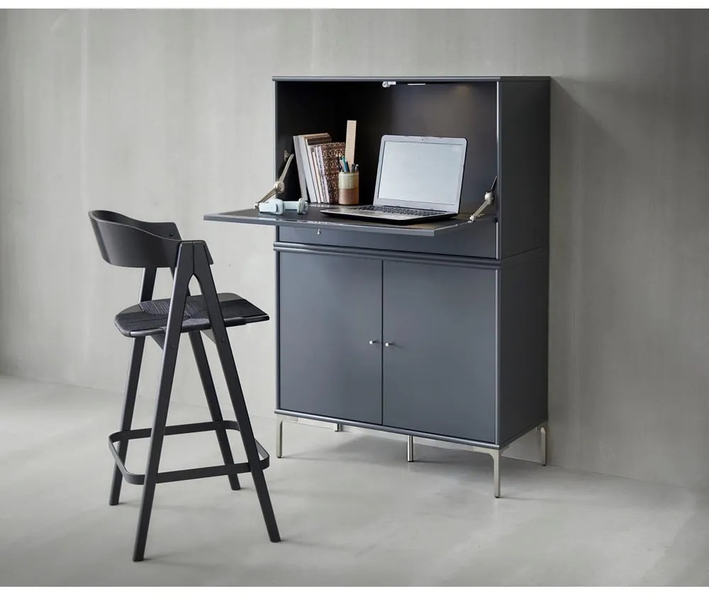 Ciemnoszary barek 89x76 cm Mistral 004 – Hammel Furniture