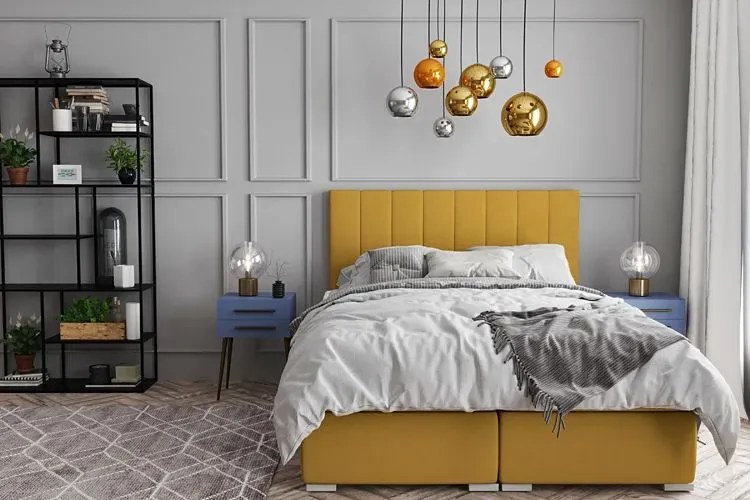 Pojedyncze łóżko boxspring Toxo 80x200 - 32 kolory