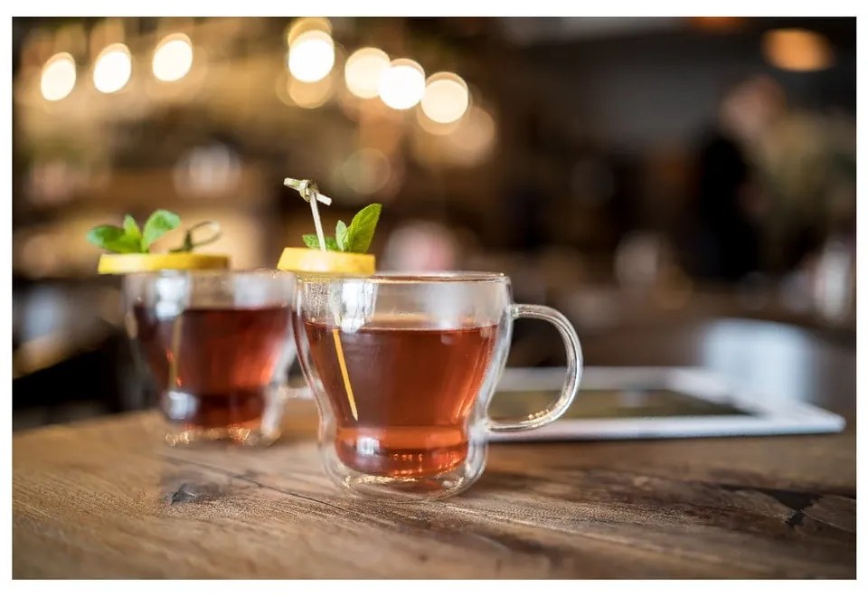 Szklane kubki do cappuccino/z podwójną ścianką zestaw 2 szt. 370 ml Bolla – Vialli Design