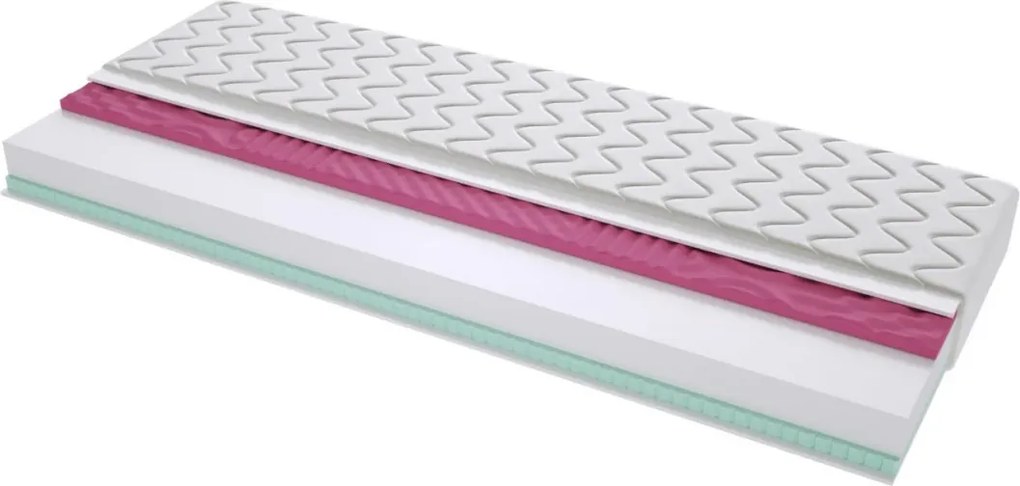 Materac FOGGIA MOLET - Rozmiar: 115x135 cm, Wysokość: 14 cm