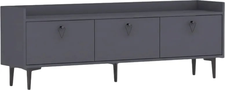 Stolik pod telewizor PIENA 160 cm, antracytowy