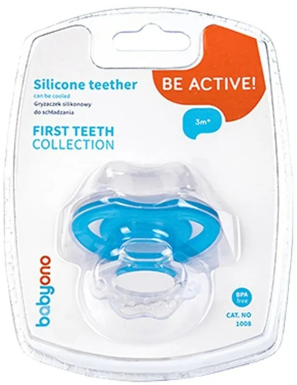 Baby Ono gryzak First Teeth, niebieski