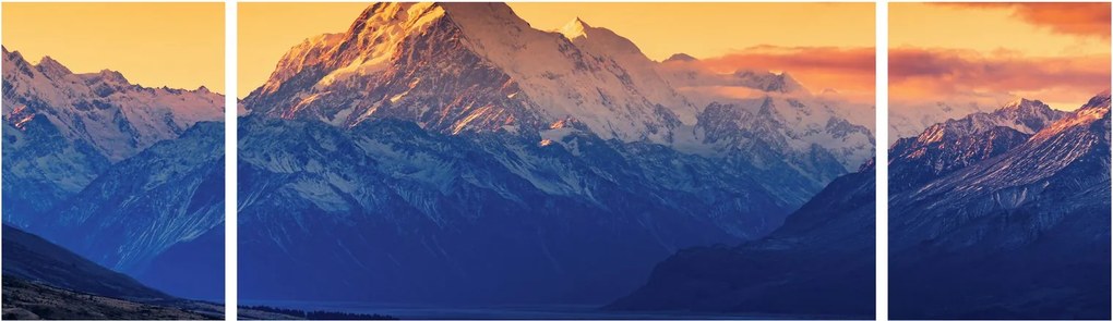 Obraz - Jezioro Pukaki (170x50 cm)