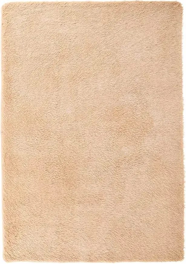 Beżowy dywan z długim włosiem 160x230 L7-F26