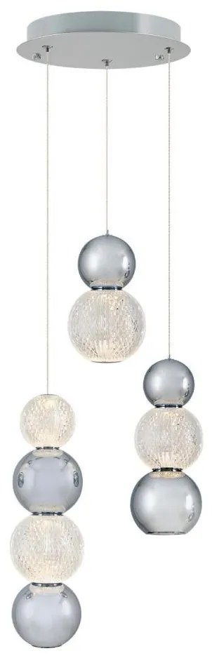 Żyrandol LED na przewodzie CREMONA LED/17W/230V 3000K chrom matowy